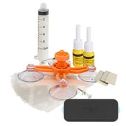 GoldCister Automotive Glass Repair Fluid With Suction Cup UV Lamp Car Glass Crack Repair Liquid Quick Repair Kit For Chips Star-Shaped Cracks accepted